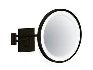 BS 40 LED 7X - Wall-mounted round shaving mirror with integrated lighting _ DECOR WALTHER